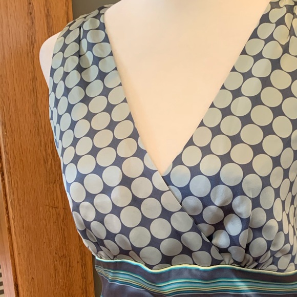 Old Navy 100% Silk Top with back ties - Picture 6 of 9